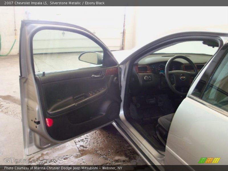 Silverstone Metallic / Ebony Black 2007 Chevrolet Impala LS