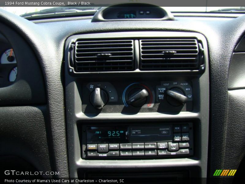 Black / Black 1994 Ford Mustang Cobra Coupe