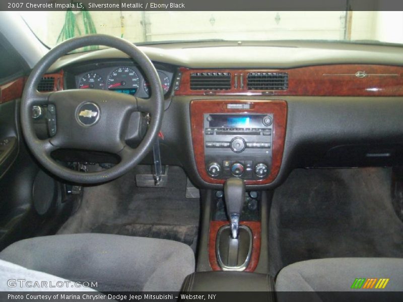 Silverstone Metallic / Ebony Black 2007 Chevrolet Impala LS