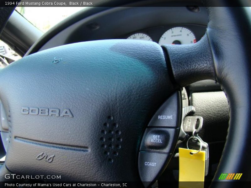 Black / Black 1994 Ford Mustang Cobra Coupe