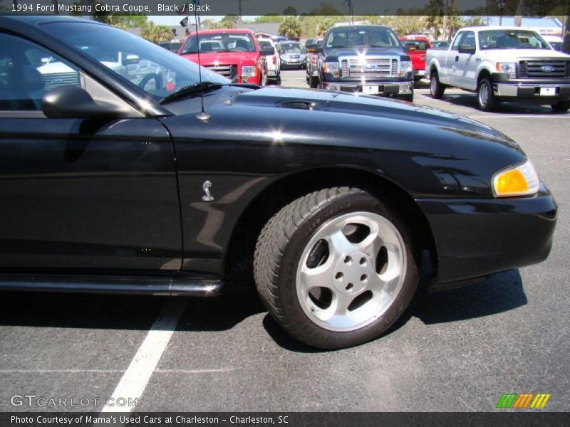 Black / Black 1994 Ford Mustang Cobra Coupe
