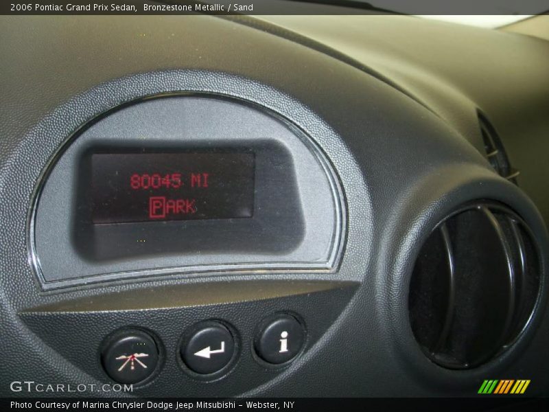 Bronzestone Metallic / Sand 2006 Pontiac Grand Prix Sedan