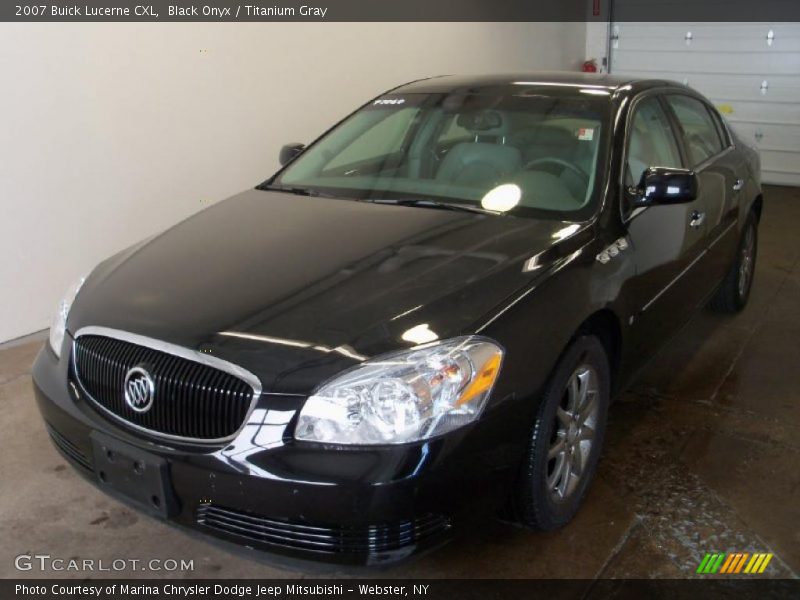 Black Onyx / Titanium Gray 2007 Buick Lucerne CXL