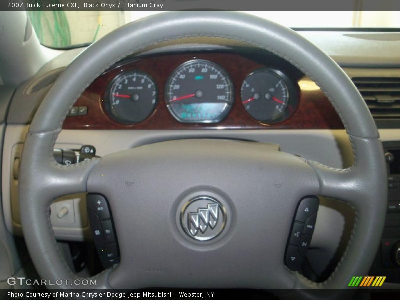 Black Onyx / Titanium Gray 2007 Buick Lucerne CXL