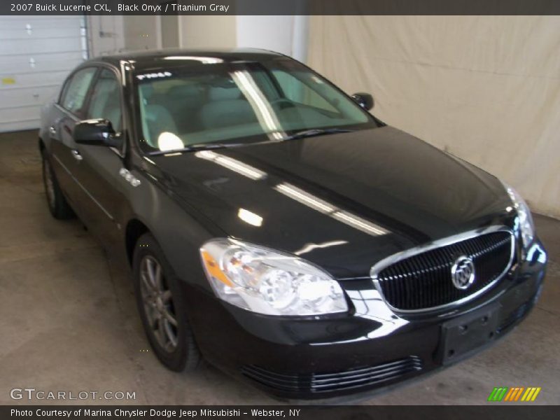 Black Onyx / Titanium Gray 2007 Buick Lucerne CXL