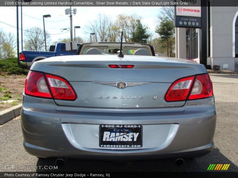Silver Steel Metallic / Dark Slate Gray/Light Slate Gray 2008 Chrysler Sebring Limited Hardtop Convertible