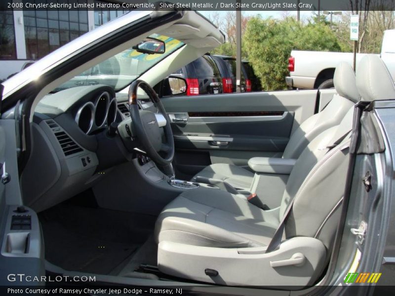 Silver Steel Metallic / Dark Slate Gray/Light Slate Gray 2008 Chrysler Sebring Limited Hardtop Convertible