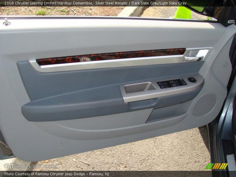 Silver Steel Metallic / Dark Slate Gray/Light Slate Gray 2008 Chrysler Sebring Limited Hardtop Convertible