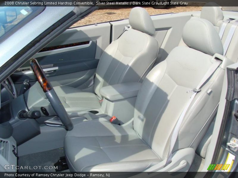 Silver Steel Metallic / Dark Slate Gray/Light Slate Gray 2008 Chrysler Sebring Limited Hardtop Convertible