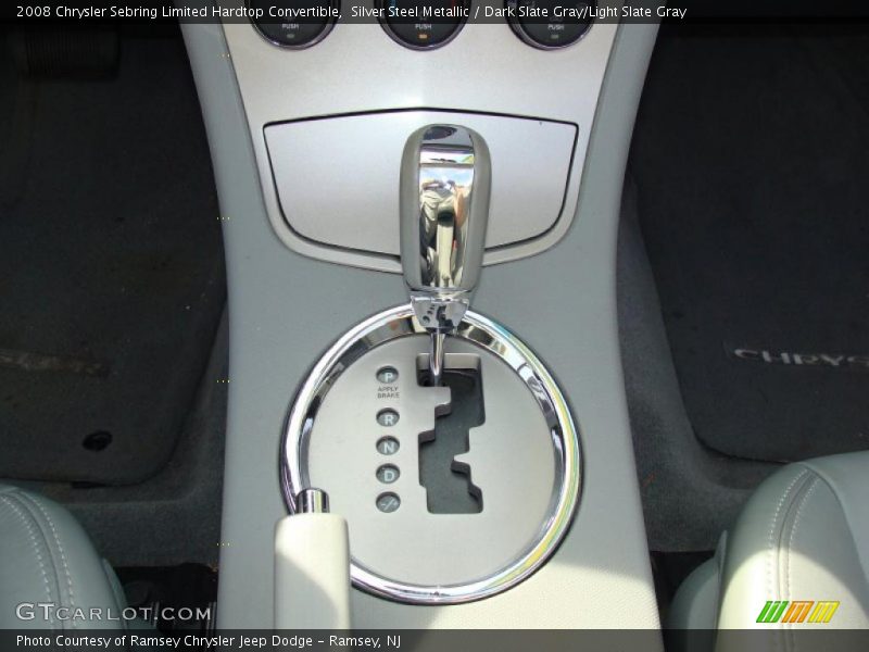 Silver Steel Metallic / Dark Slate Gray/Light Slate Gray 2008 Chrysler Sebring Limited Hardtop Convertible