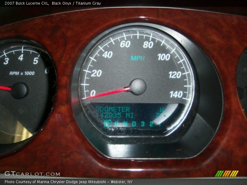 Black Onyx / Titanium Gray 2007 Buick Lucerne CXL