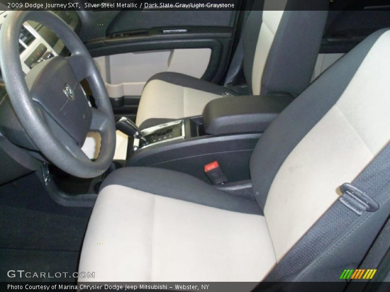 Silver Steel Metallic / Dark Slate Gray/Light Graystone 2009 Dodge Journey SXT