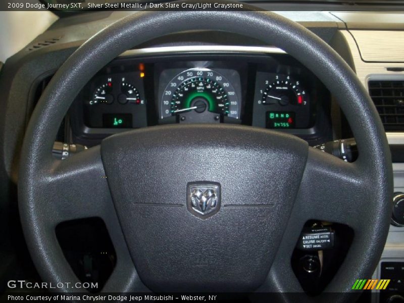 Silver Steel Metallic / Dark Slate Gray/Light Graystone 2009 Dodge Journey SXT