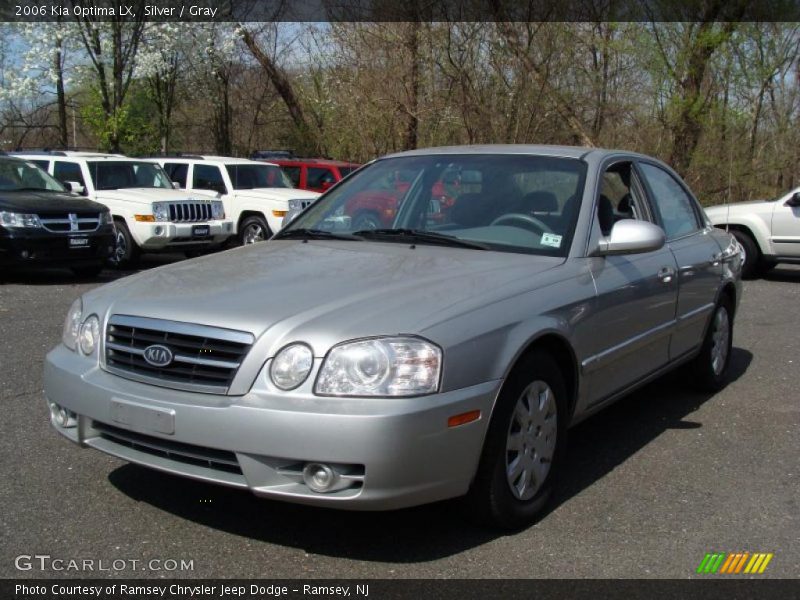 Silver / Gray 2006 Kia Optima LX