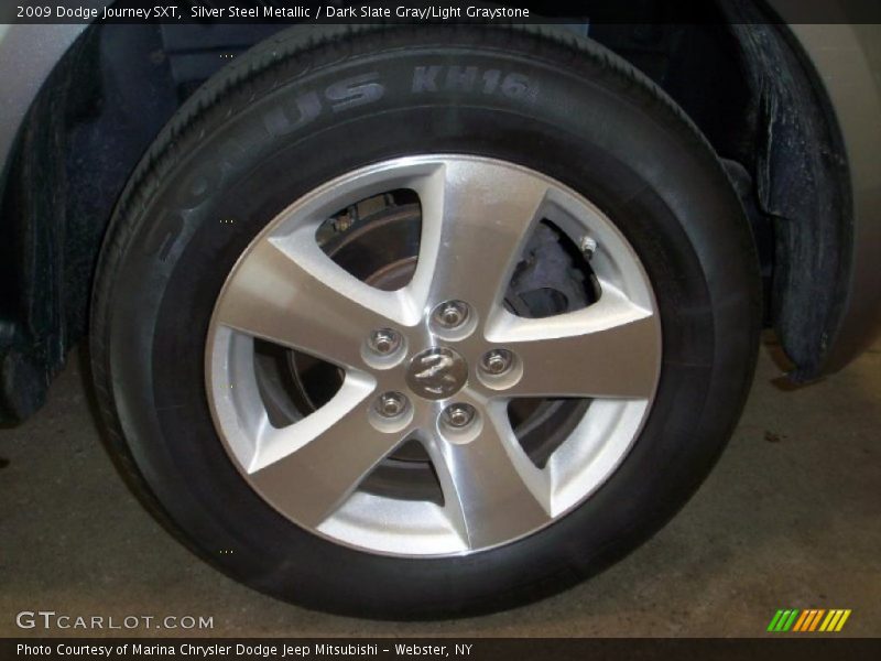 Silver Steel Metallic / Dark Slate Gray/Light Graystone 2009 Dodge Journey SXT