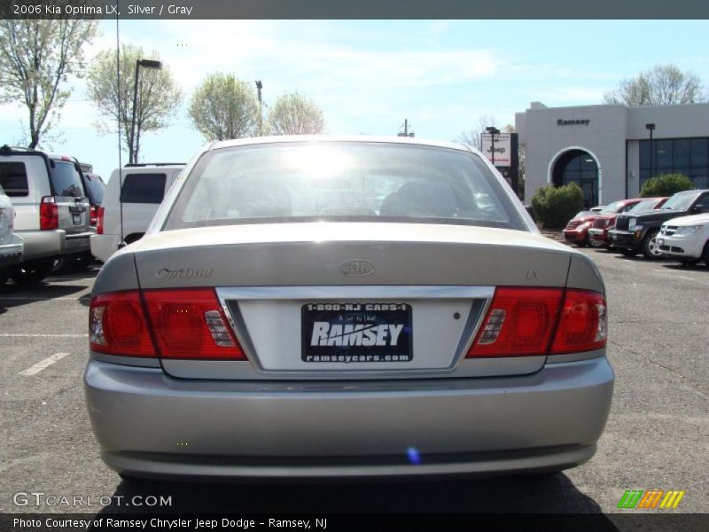 Silver / Gray 2006 Kia Optima LX