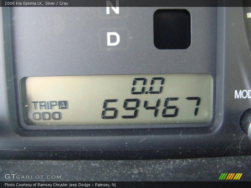 Silver / Gray 2006 Kia Optima LX