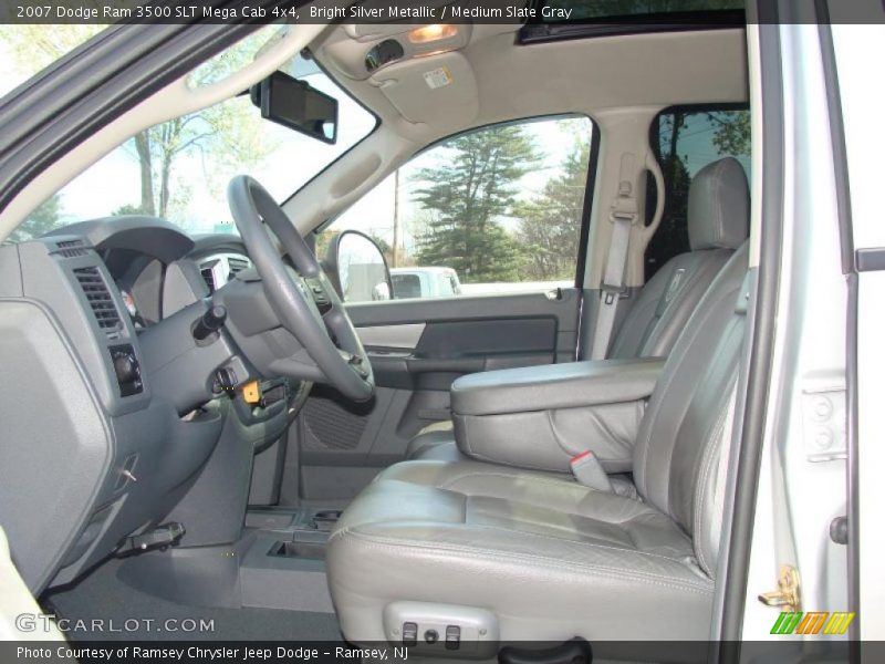 Bright Silver Metallic / Medium Slate Gray 2007 Dodge Ram 3500 SLT Mega Cab 4x4