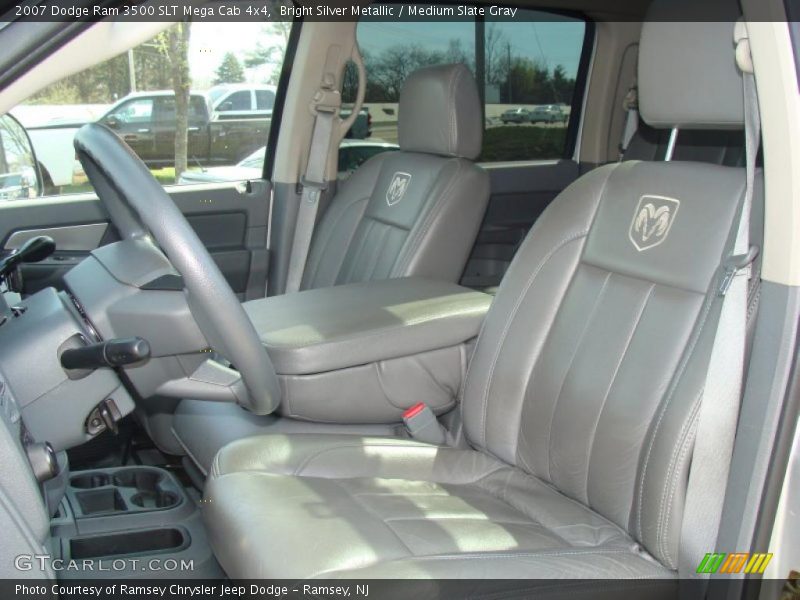 Bright Silver Metallic / Medium Slate Gray 2007 Dodge Ram 3500 SLT Mega Cab 4x4