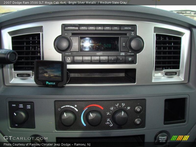Bright Silver Metallic / Medium Slate Gray 2007 Dodge Ram 3500 SLT Mega Cab 4x4