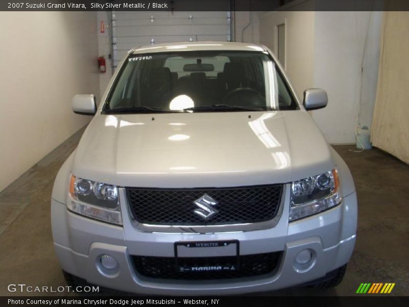 Silky Silver Metallic / Black 2007 Suzuki Grand Vitara