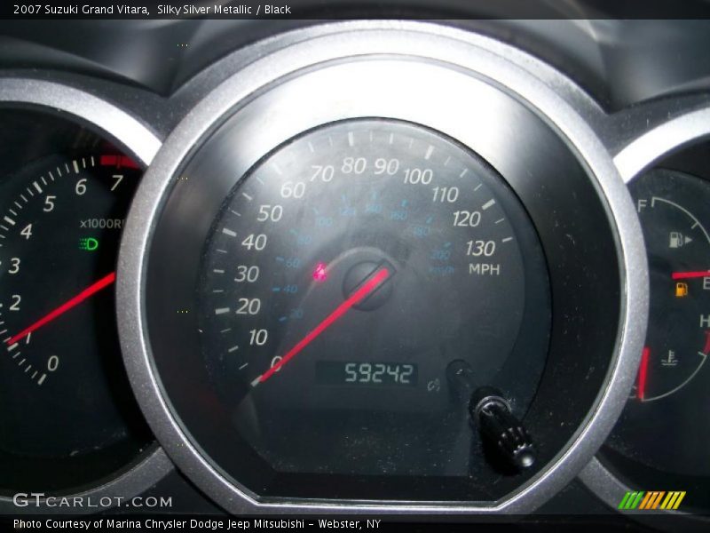 Silky Silver Metallic / Black 2007 Suzuki Grand Vitara