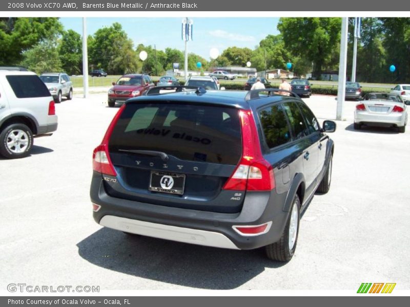 Barents Blue Metallic / Anthracite Black 2008 Volvo XC70 AWD