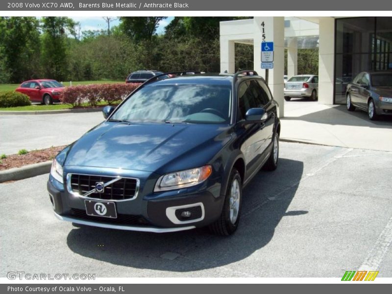Barents Blue Metallic / Anthracite Black 2008 Volvo XC70 AWD
