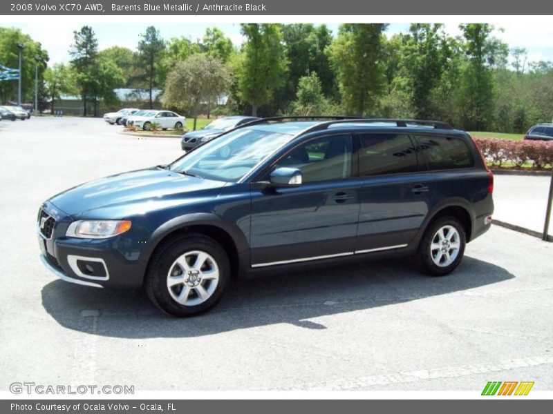 Barents Blue Metallic / Anthracite Black 2008 Volvo XC70 AWD