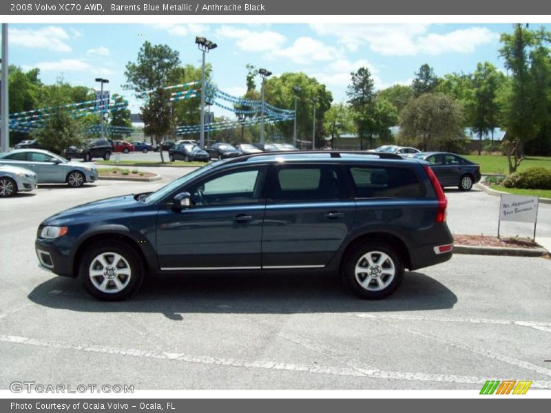 Barents Blue Metallic / Anthracite Black 2008 Volvo XC70 AWD