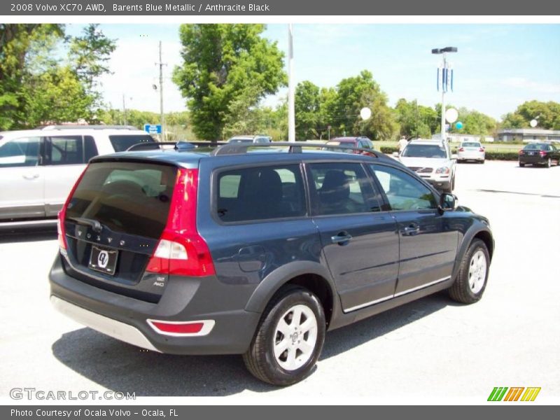 Barents Blue Metallic / Anthracite Black 2008 Volvo XC70 AWD