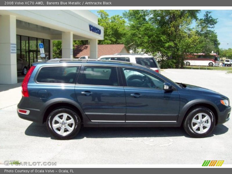 Barents Blue Metallic / Anthracite Black 2008 Volvo XC70 AWD