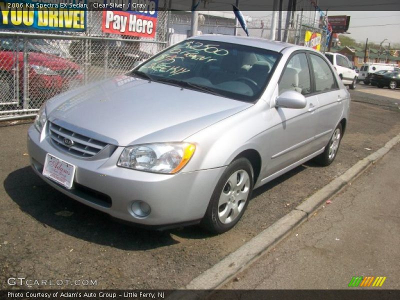 Clear Silver / Gray 2006 Kia Spectra EX Sedan