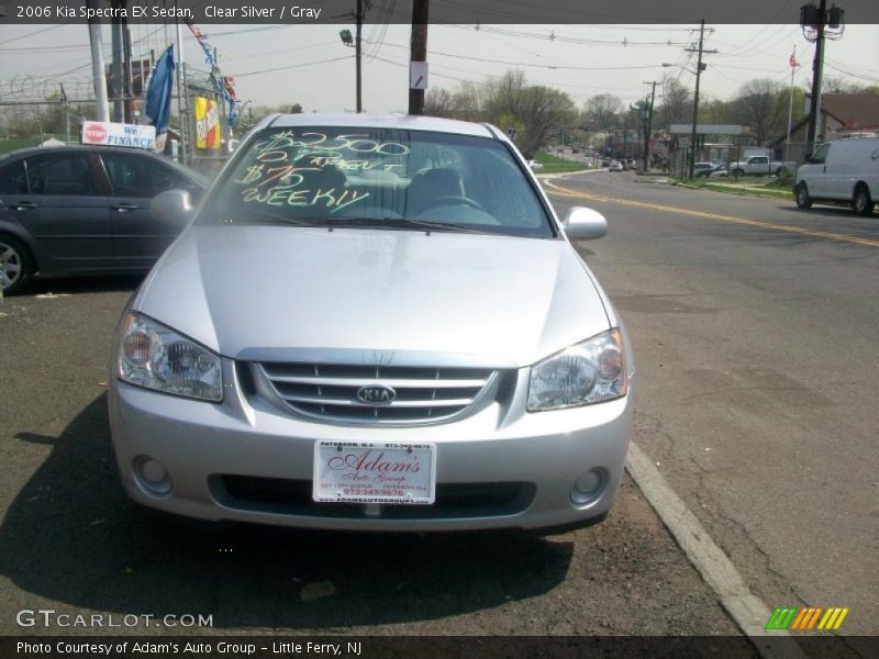 Clear Silver / Gray 2006 Kia Spectra EX Sedan