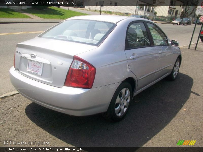 Clear Silver / Gray 2006 Kia Spectra EX Sedan