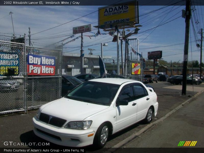Innsbruck White / Gray 2002 Mitsubishi Lancer ES