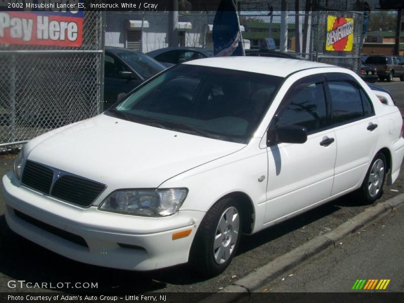 Innsbruck White / Gray 2002 Mitsubishi Lancer ES