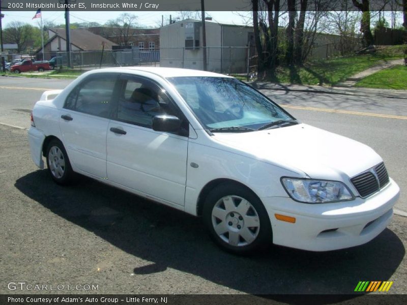 Innsbruck White / Gray 2002 Mitsubishi Lancer ES