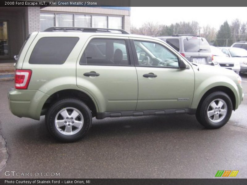 Kiwi Green Metallic / Stone 2008 Ford Escape XLT