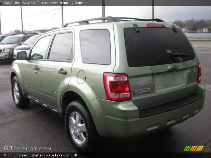 Kiwi Green Metallic / Stone 2008 Ford Escape XLT