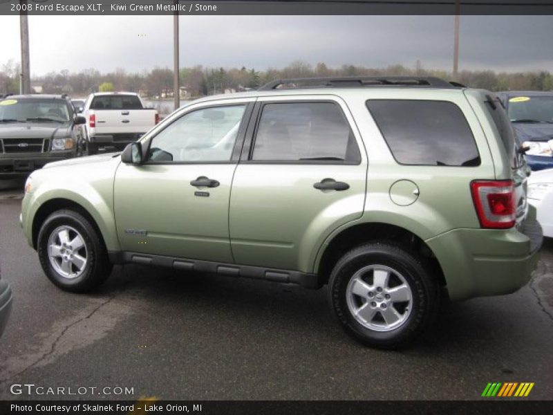 Kiwi Green Metallic / Stone 2008 Ford Escape XLT