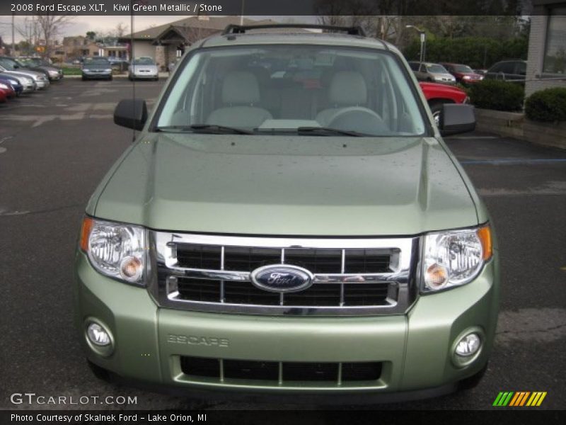 Kiwi Green Metallic / Stone 2008 Ford Escape XLT