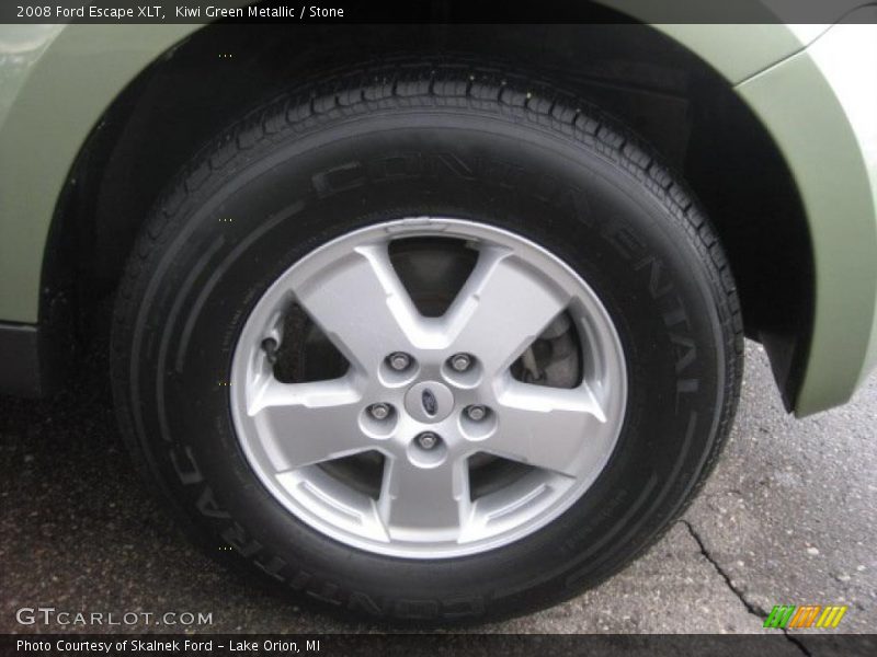 Kiwi Green Metallic / Stone 2008 Ford Escape XLT