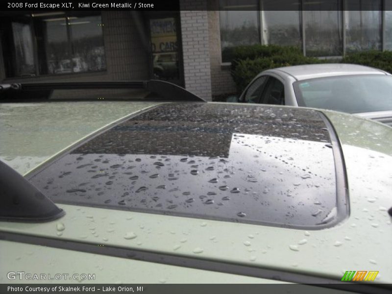 Kiwi Green Metallic / Stone 2008 Ford Escape XLT