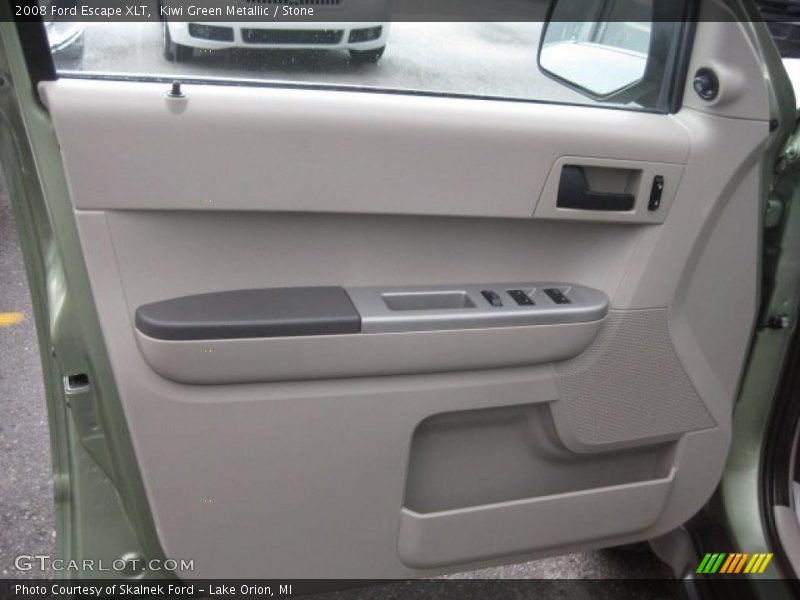 Kiwi Green Metallic / Stone 2008 Ford Escape XLT