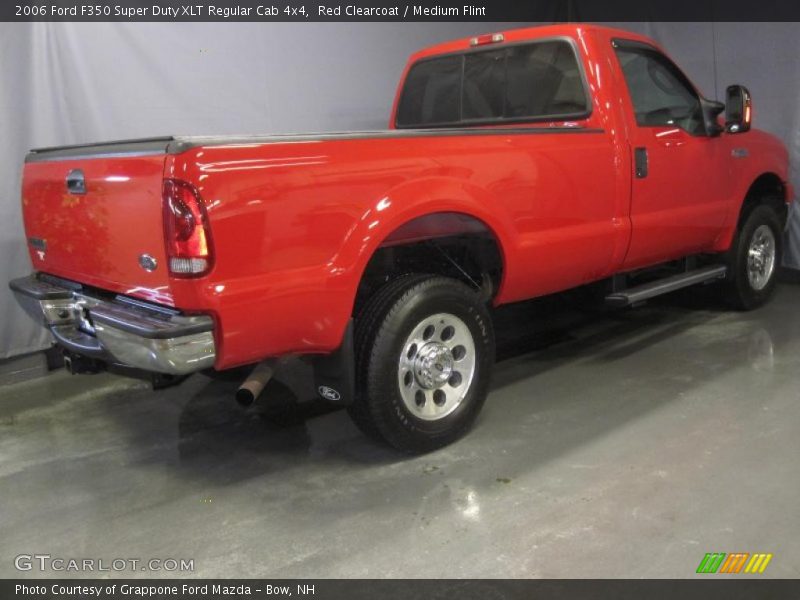 Red Clearcoat / Medium Flint 2006 Ford F350 Super Duty XLT Regular Cab 4x4
