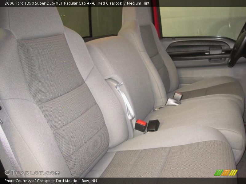 Red Clearcoat / Medium Flint 2006 Ford F350 Super Duty XLT Regular Cab 4x4