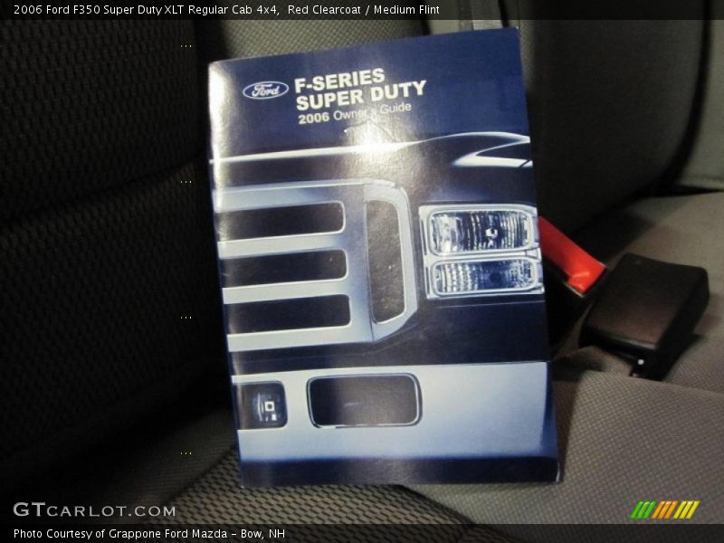 Red Clearcoat / Medium Flint 2006 Ford F350 Super Duty XLT Regular Cab 4x4