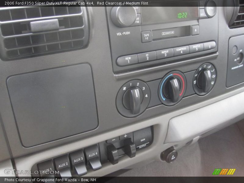 Red Clearcoat / Medium Flint 2006 Ford F350 Super Duty XLT Regular Cab 4x4