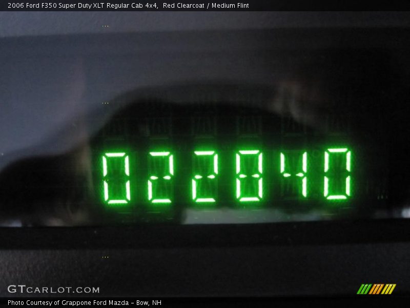 Red Clearcoat / Medium Flint 2006 Ford F350 Super Duty XLT Regular Cab 4x4